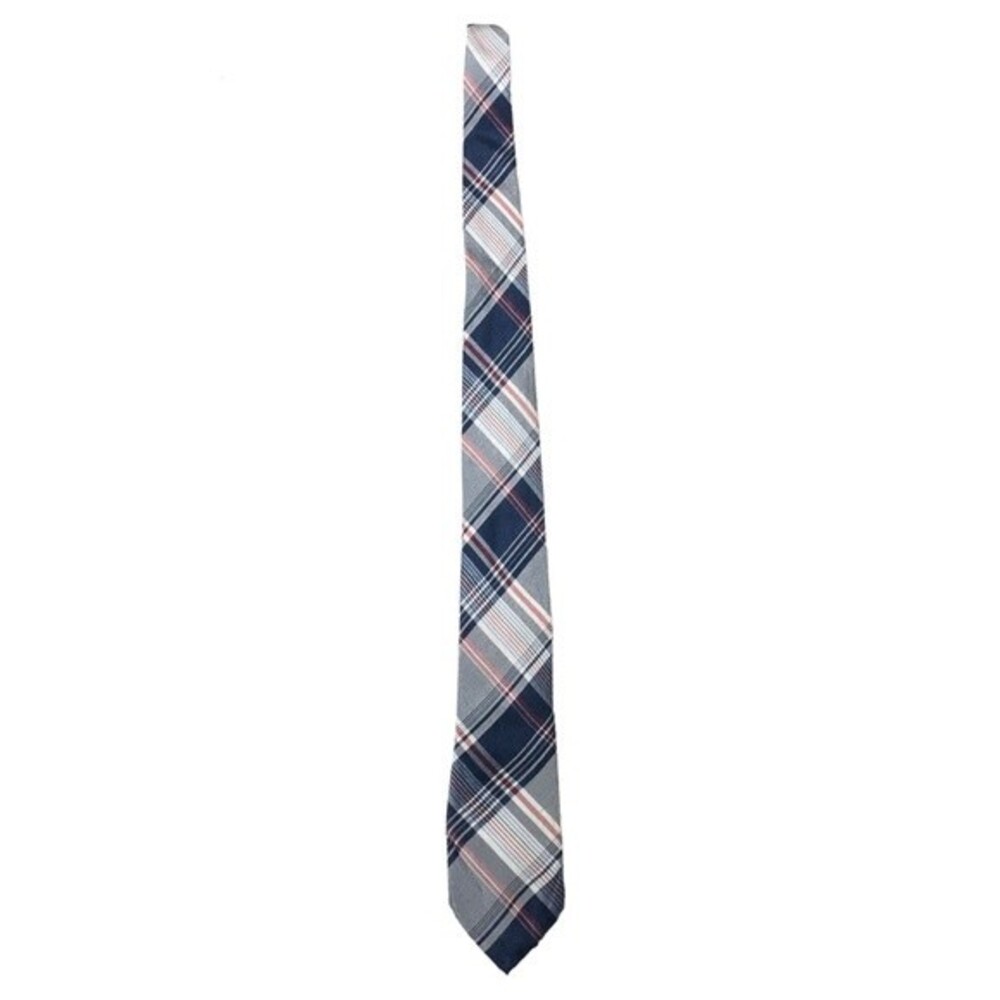 Nautica Blue / Red Men's Gretel Plaid Silk Tie